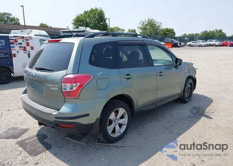 2014 Subaru Forester 2.5I Premium from USA, damaged, VIN JF2SJAEC0EH421371